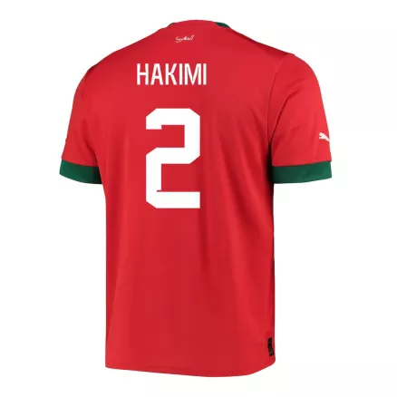 Camiseta Futbol Local Copa del Mundo de Hombre Marruecos 2022 con Número de HAKIMI #2 - camisetasfutbol