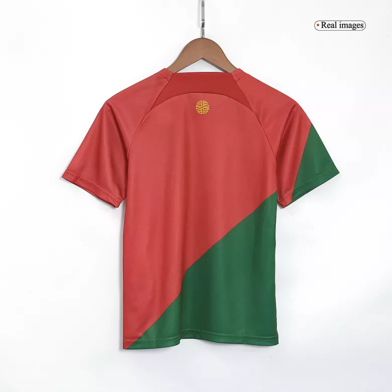 Miniconjunto Portugal 2022/23 Primera Equipación Local Niño (Camiseta + Pantalón Corto) - camisetasfutbol