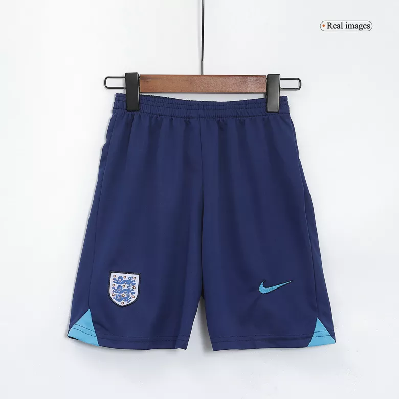 Miniconjunto Inglaterra 2022 Primera Equipación Copa del Mundo Local Niño (Camiseta + Pantalón Corto) - camisetasfutbol