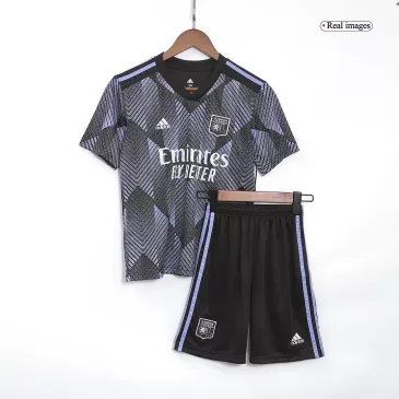 Equipaciones de fútbol para Niño Olympique Lyonnais 2022/23 - de Tercera Equipación Futbol Kit Personalizados - camisetasfutbol