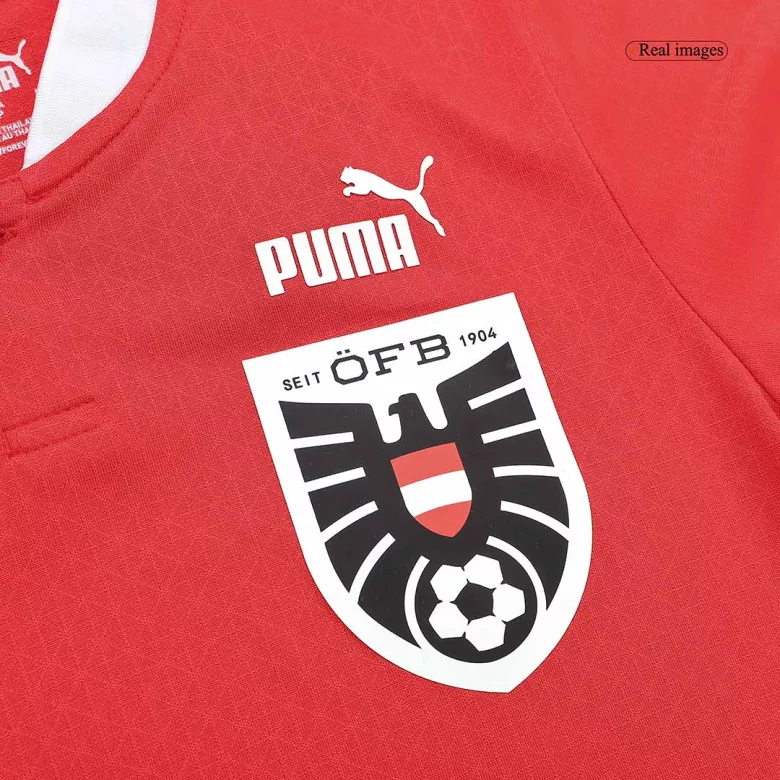 Camiseta Auténtica Austria 2022 Primera Equipación Local Hombre - Versión Jugador - camisetasfutbol