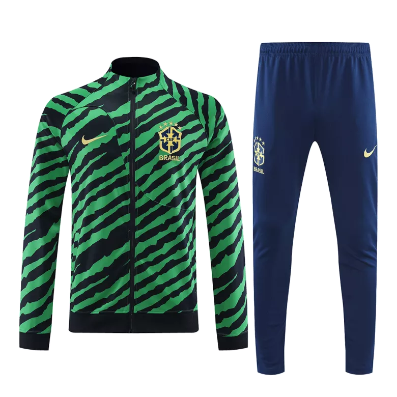 Conjunto Entrenamiento Brazil 2022 Hombre (Chaqueta + Pantalón) - camisetasfutbol