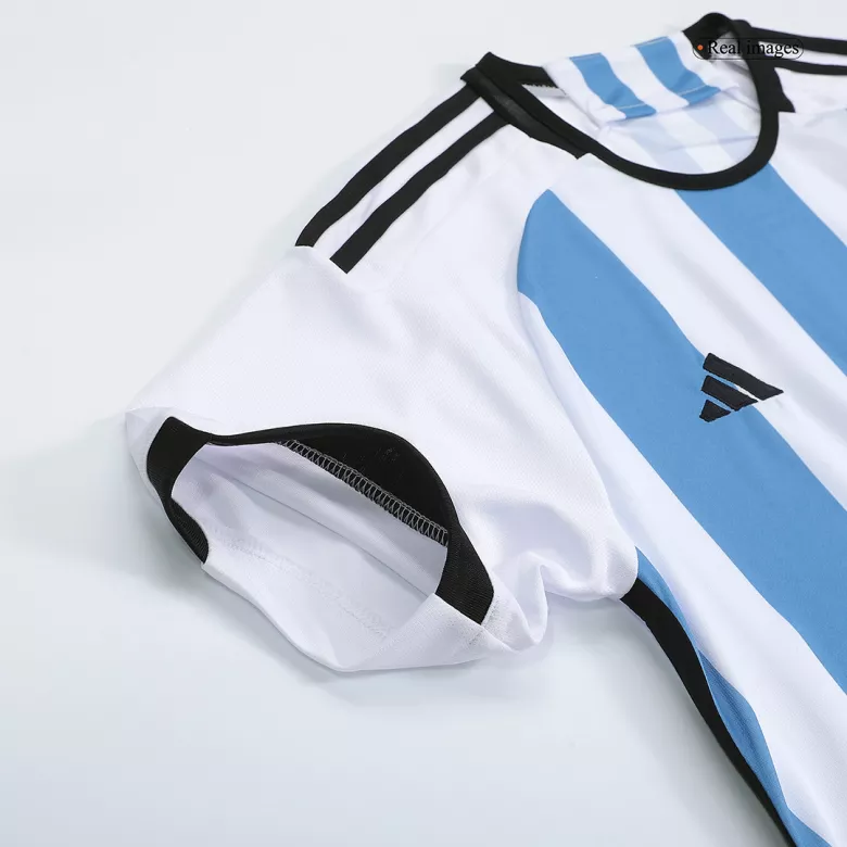 Tres Estrellas Camiseta Futbol Local de Hombre Argentina 2022 con Número de L.MARTINEZ #22 - camisetasfutbol