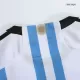Tres Estrellas Camiseta Futbol Local de Hombre Argentina 2022 con Número de J. ALVAREZ #9 - camisetasfutbol