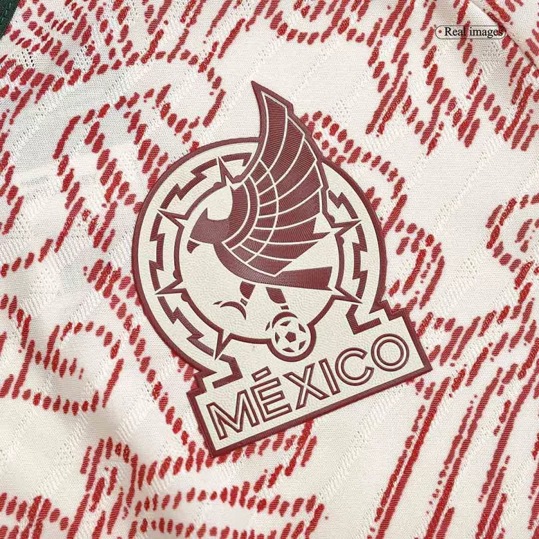 Camiseta de Futbol Visitante Mexico 2022 Copa del Mundo para Hombre - Versión Jugador Personalizada - camisetasfutbol