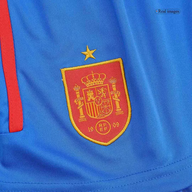 Pantalón Corto España 2022 Segunda Equipación Visitante Copa del Mundo Hombre - camisetasfutbol