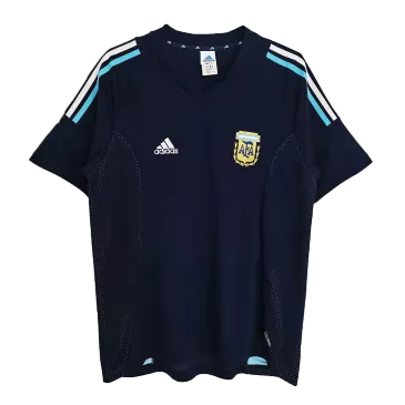 Camiseta Retro 2002 Argentina Segunda Equipación Visitante Hombre - Versión Replica - camisetasfutbol