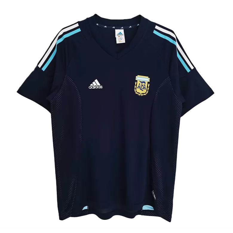 Camiseta Retro 2002 Argentina Segunda Equipación Visitante Hombre - Versión Hincha - camisetasfutbol