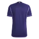 Camiseta de Futbol Visitante Argentina 2022 Copa del Mundo para Hombre - Version Replica Edición Campeón Personalizada - camisetasfutbol