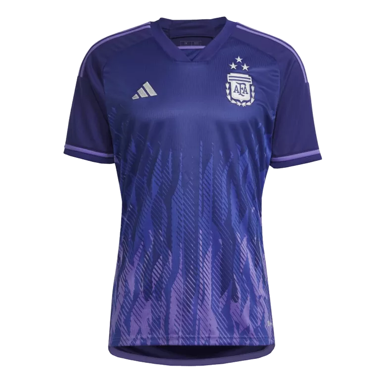 Conjunto Completo Argentina 2022 Segunda Equipación Visitante Copa del Mundo Hombre (Camiseta + Pantalón Corto + Calcetines) - camisetasfutbol