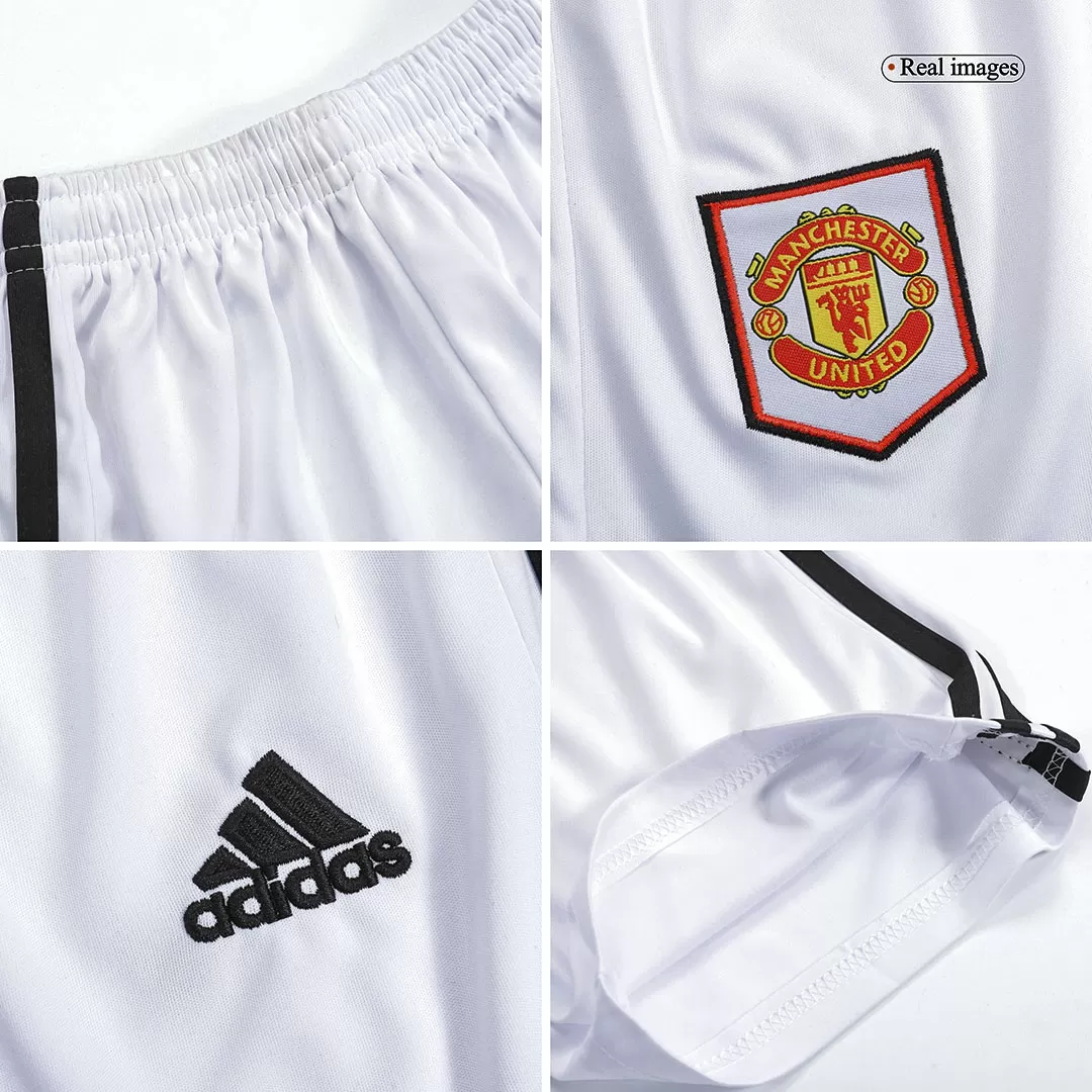 Miniconjunto Manchester United 2022/23 Primera Equipación Local Niño (Camiseta + Pantalón Corto) Adidas - camisetasfutbol