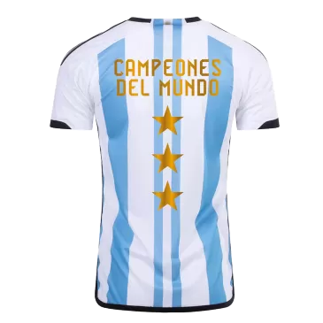 Tres Estrellas Camiseta Argentina 2022 Primera Equipación Local Hombre Adidas - Versión Replica - camisetasfutbol