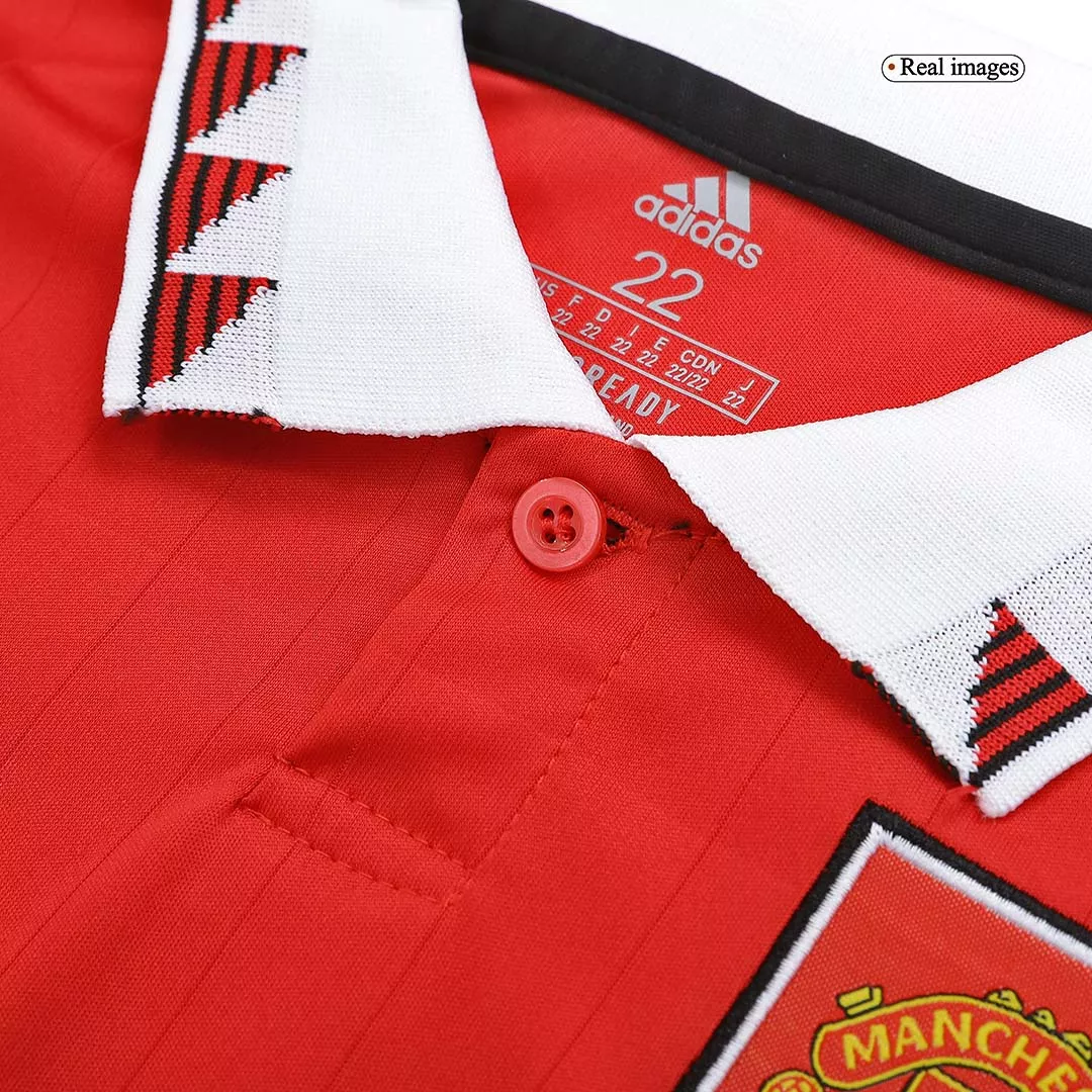 Equipaciones de fútbol para Niño Manchester United 2022/23 - de Local Futbol Kit Personalizados - camisetasfutbol