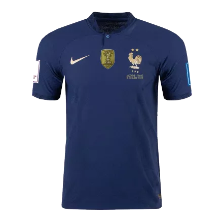Camiseta Auténtica Francia 2022 Primera Equipación Copa del Mundo Local Hombre - Versión Jugador - camisetasfutbol
