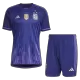 Uniformes de futbol 2022 Argentina Copa del Mundo - Visitante Personalizados para Hombre Edición Campeón - camisetasfutbol