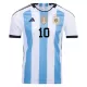 Camiseta Futbol Local de Hombre 2022 con Número de MESSI #10 Edición Campeón - camisetasfutbol