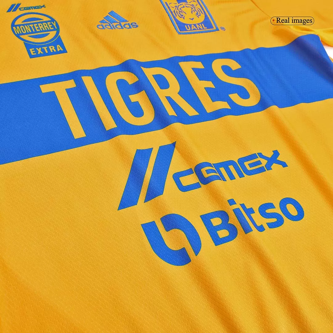Camiseta Tigres UANL 2022/23 Primera Equipación Local Hombre Adidas - Versión Replica - camisetasfutbol