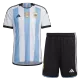 Tres Estrellas Equipaciones de fútbol para Niño Argentina 2022 - de Local Futbol Kit Personalizados - camisetasfutbol