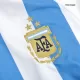 Tres Estrellas Camiseta Futbol Local Copa del Mundo de Hombre Argentina 2022 con Número de MESSI #10 - camisetasfutbol