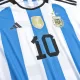Tres Estrellas Camiseta de Futbol Local Argentina 2022 para Hombre - Versión Jugador Personalizada - camisetasfutbol