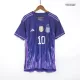Camiseta Futbol Visitante Copa del Mundo de Hombre 2022 con Número de Messi #10 Edición Campeón -Version Jugador - camisetasfutbol