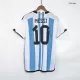 Camiseta Auténtica MESSI #10 Argentina 2022 Primera Equipación Copa del Mundo Local Hombre Adidas - Versión Jugador - camisetasfutbol