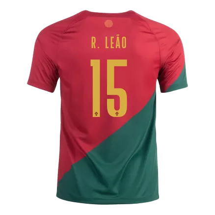 Camiseta Auténtica R. LEÃO #15 Portugal 2022 Primera Equipación Copa del Mundo Local Hombre - Versión Jugador - camisetasfutbol
