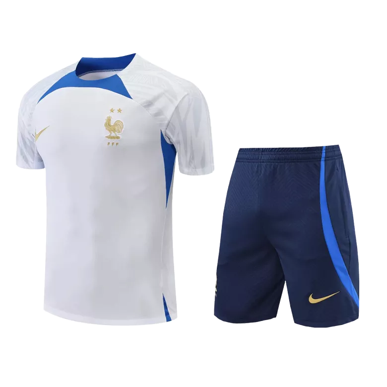 Conjunto Francia 2022 Pre-Partido Hombre (Camiseta + Pantalón Corto) - camisetasfutbol