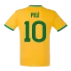 Camiseta Retro 1970 PELÉ #10 Brazil Primera Equipación Local Hombre - Versión Replica - camisetasfutbol