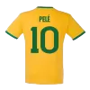 Camiseta Retro 1970 PELÉ #10 Brazil Primera Equipación Local Hombre - Versión Hincha - camisetasfutbol