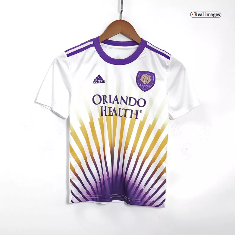Miniconjunto Orlando City 2022 Segunda Equipación Visitante Niño (Camiseta + Pantalón Corto) - camisetasfutbol