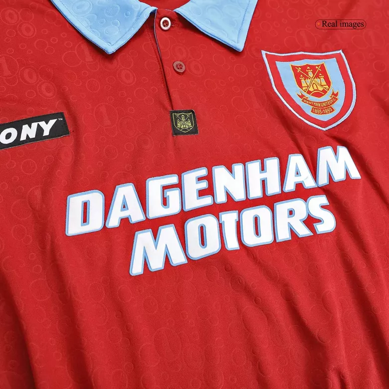 Camiseta Retro 1995/96 West Ham United Hombre - Versión Hincha - camisetasfutbol