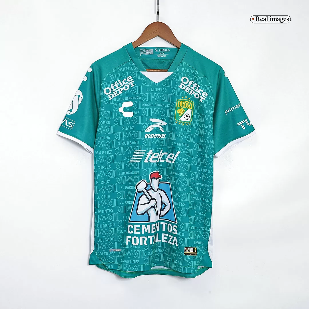 Camiseta Club León 2022/23 Primera Equipación Local Hombre Charly - Versión Replica - camisetasfutbol