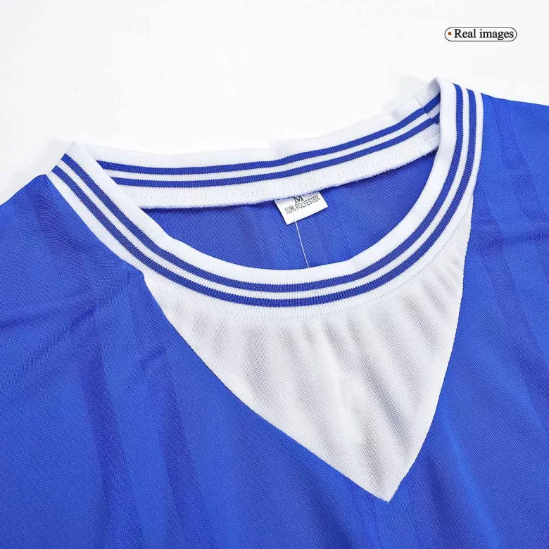 Camiseta Retro 1985 Everton Primera Equipación Local Hombre - Versión Hincha - camisetasfutbol