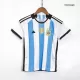 Tres Estrellas Miniconjunto Argentina 2022 Primera Equipación Local Niño (Camiseta + Pantalón Corto) Adidas - camisetasfutbol