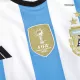 Tres Estrellas Miniconjunto Argentina 2022 Primera Equipación Local Niño (Camiseta + Pantalón Corto) Adidas - camisetasfutbol