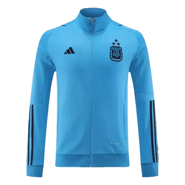 -Tres Estrellas Chaqueta de entrenamiento Adidas Argentina 2022/23 - Color Azul Unisex - camisetasfutbol