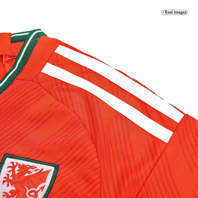 Miniconjunto Gales 2022 Primera Equipación Local Niño (Camiseta + Pantalón Corto) - camisetasfutbol