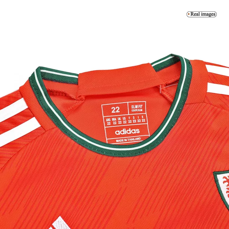 Miniconjunto Gales 2022 Primera Equipación Local Niño (Camiseta + Pantalón Corto) - camisetasfutbol