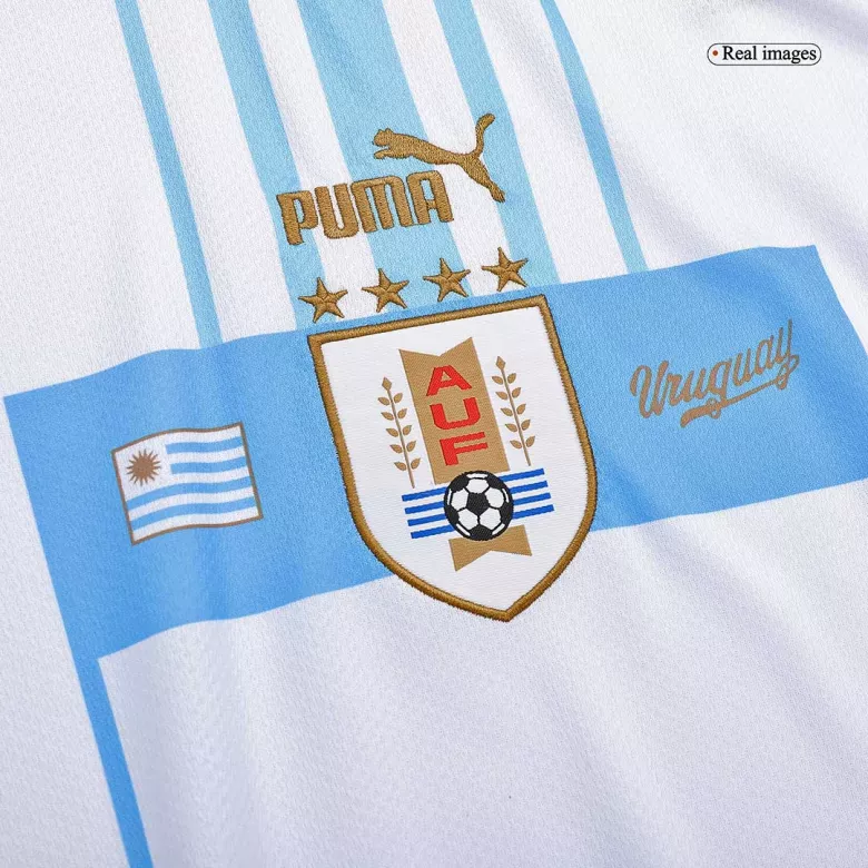 Camiseta Uruguay 2022 Segunda Equipación Visitante Copa del Mundo Hombre - Versión Hincha - camisetasfutbol