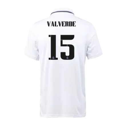 Camiseta Futbol Local de Hombre Real Madrid 2022/23 con Número de VALVERDE #15 - camisetasfutbol