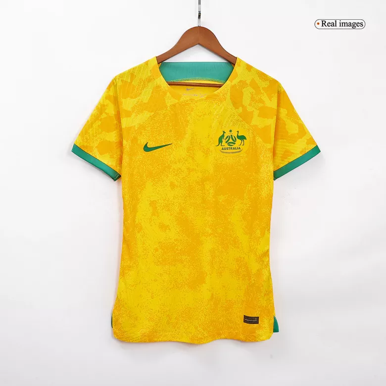 Camiseta de Futbol Local Australia  2022 Copa del Mundo para Hombre - Versión Jugador Personalizada - camisetasfutbol