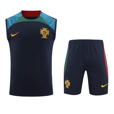 Conjunto de Entrenamiento de Fútbol Sin Mangas Portugal 2022/23 - para Hombre - camisetasfutbol