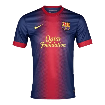 Camiseta Retro 2012/13 Barcelona Primera Equipación Local Hombre - Versión Hincha - camisetasfutbol