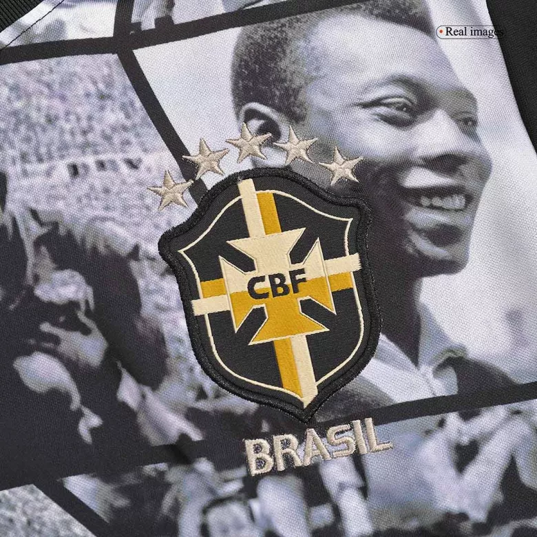 Camiseta PELÉ Brazil 2022 Conmemorativa Hombre - Versión Hincha - camisetasfutbol