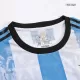 Tres Estrellas Camiseta Auténtica Argentina 2022 Primera Equipación Copa del Mundo conmemorativa Local Hombre - Versión Jugador - camisetasfutbol