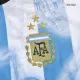 Tres Estrellas Camiseta Auténtica Argentina 2022 Primera Equipación Copa del Mundo conmemorativa Local Hombre Adidas - Versión Jugador - camisetasfutbol