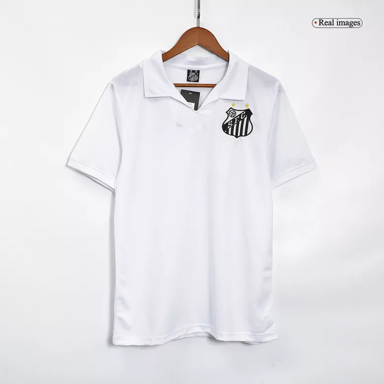 Camiseta Retro 1970 PELÉ #10 Santos FC Primera Equipación Local Hombre - Versión Hincha - camisetasfutbol
