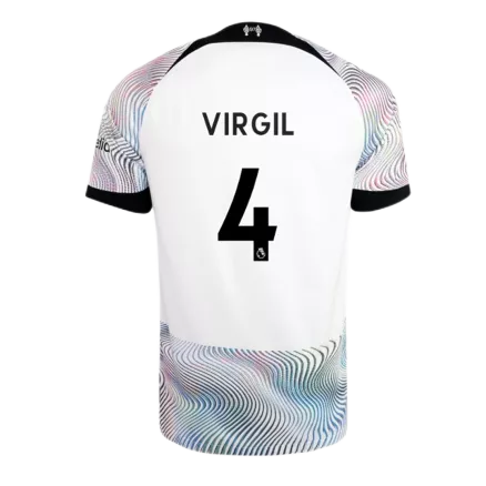 Camiseta Auténtica VIRGIL #4 Liverpool 2022/23 Segunda Equipación Visitante Hombre Nike - Versión Jugador - camisetasfutbol