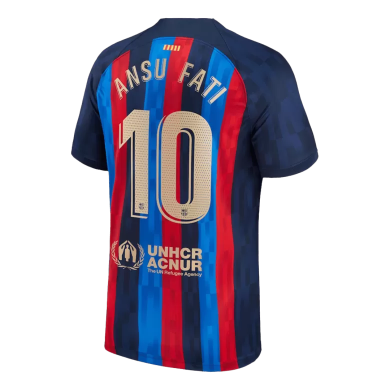 Camiseta Futbol Local de Hombre Barcelona 2022/23 con Número de ANSU FATI #10 - camisetasfutbol